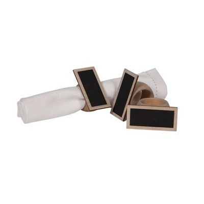 Napkin Ring Blackboard (Set of 6)