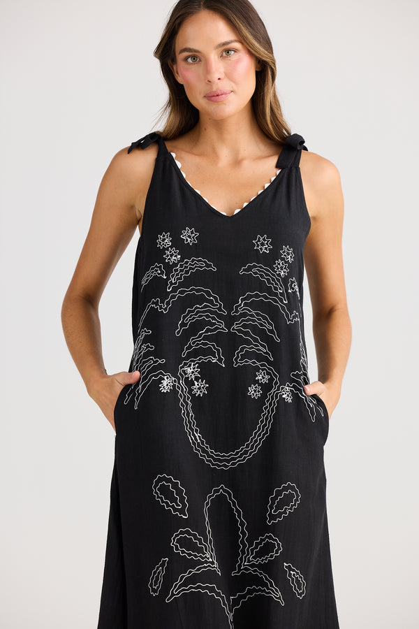 Deira Embroidered Dress