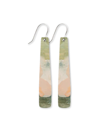 Kiasmin 2 Aura Layered Baton Drop Earrings