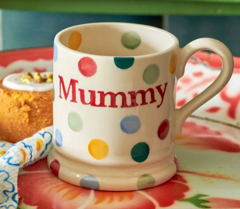 Polka Dot Mummy 1/2 Pint Mug