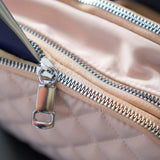 Annabel Trends Bags & Wallets AT Travel Quilted 3 Zip Bag - Oyster