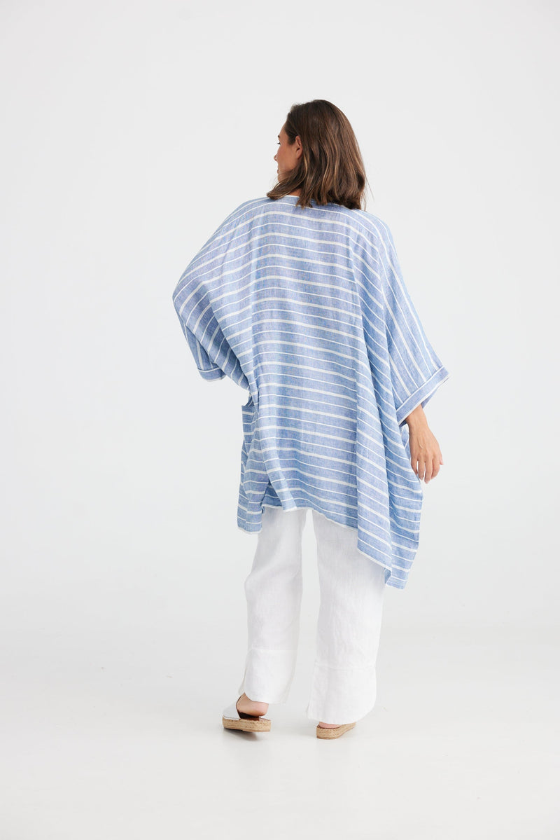 Holiday Clothing - Summer Nautica Stripe / OS Cliffside Top