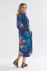 Not specified Clothing - Summer Optic Bloom Print / 10 Devon Midi Dress