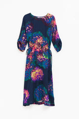 Not specified Clothing - Summer Optic Bloom Print / 12 Devon Midi Dress