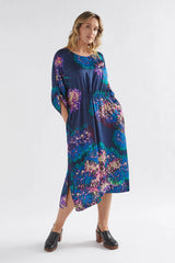 Not specified Clothing - Summer Optic Bloom Print / 14 Devon Midi Dress