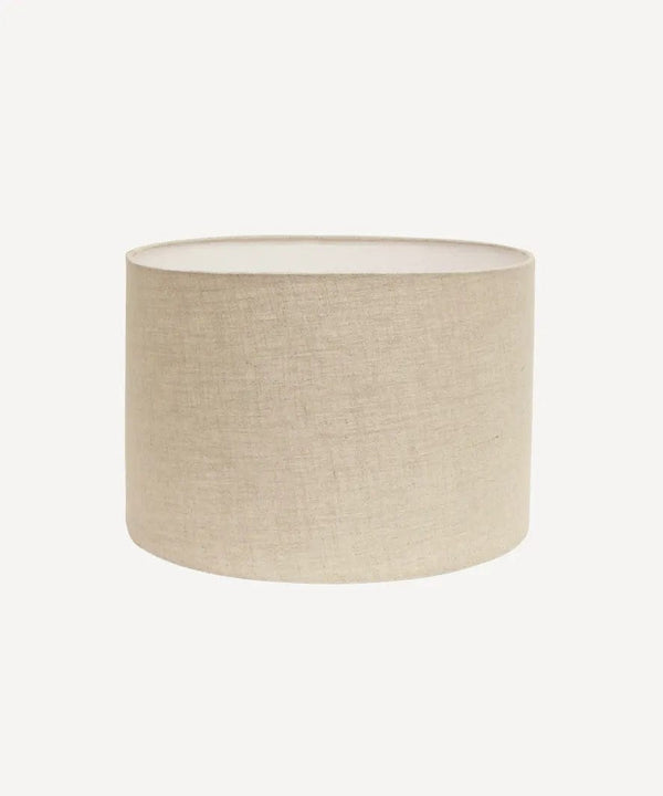 French Country Collections Decor Drum Shade Linen 28cm