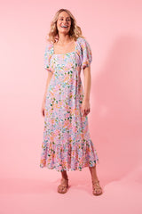 IsleOfMine Clothing - Summer Flora Tie Dress