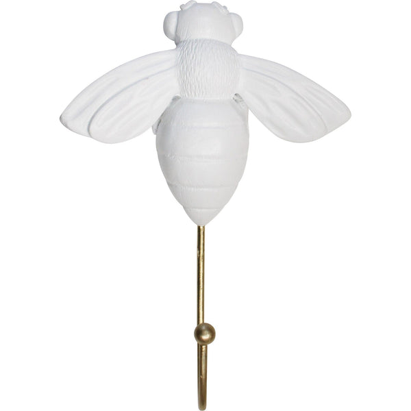 Not specified Decor Hook Bee White Gold
