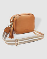 Louenhide Bags & Wallets Camel Jacinta Metallic Crossbody Bag