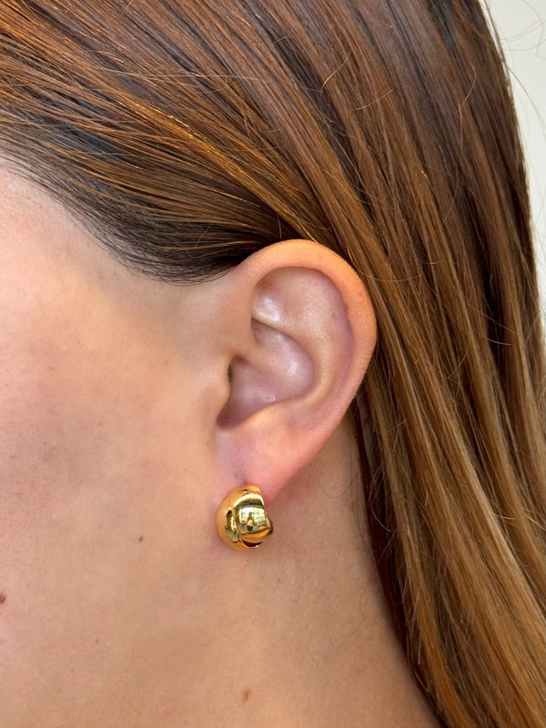 Jessie Earring - Brushed Gold