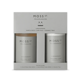 Moss St. Fragrances Personal Care Lemongrass Hand & Body Care Duo 450ml + Ceramic Tray