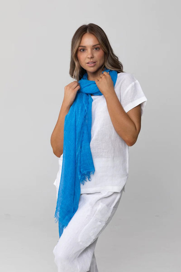 Not specified Accessories Aegean Blue Marigold Scarf