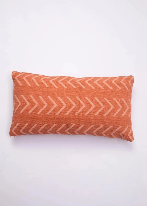 Holiday Soft Furnishings Mazie Mudcloth Cushion - Mandarine