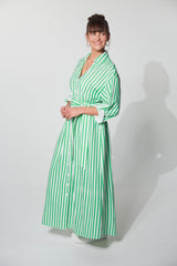 HAVEN Clothing - Winter Evergreen / S/M Montell Shirt Maxi