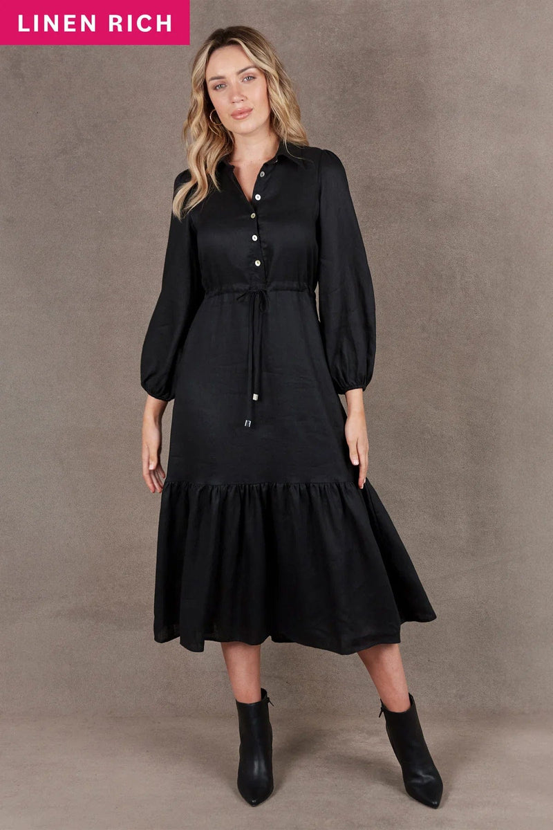 eb&ive Clothing - Winter Ebony / S Nama Shirt Dress