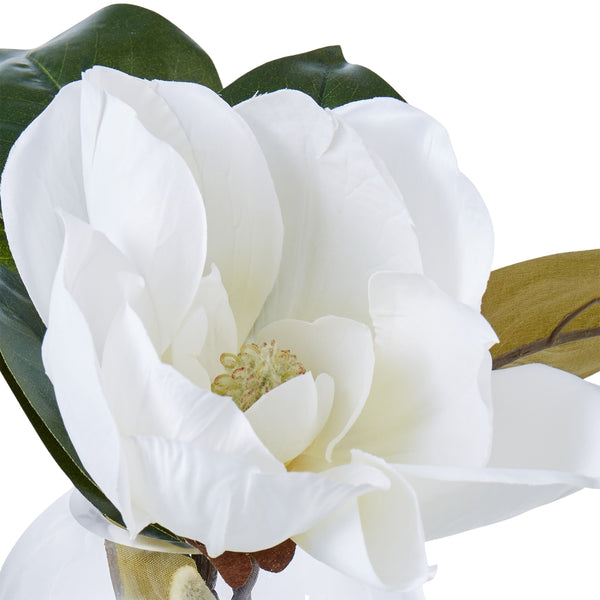 Not specified Decor Roque Magnolia - ­Sphere Vase White Glass