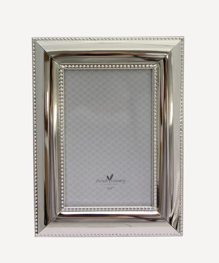 French Country Collections Decor Silver Pearl Photo Frame 6x4"