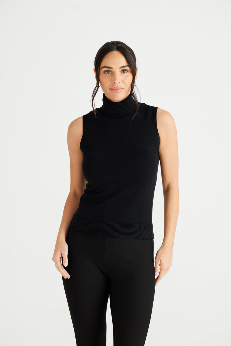 brave+true Clothing - Winter Black / XS Skye Knit Top