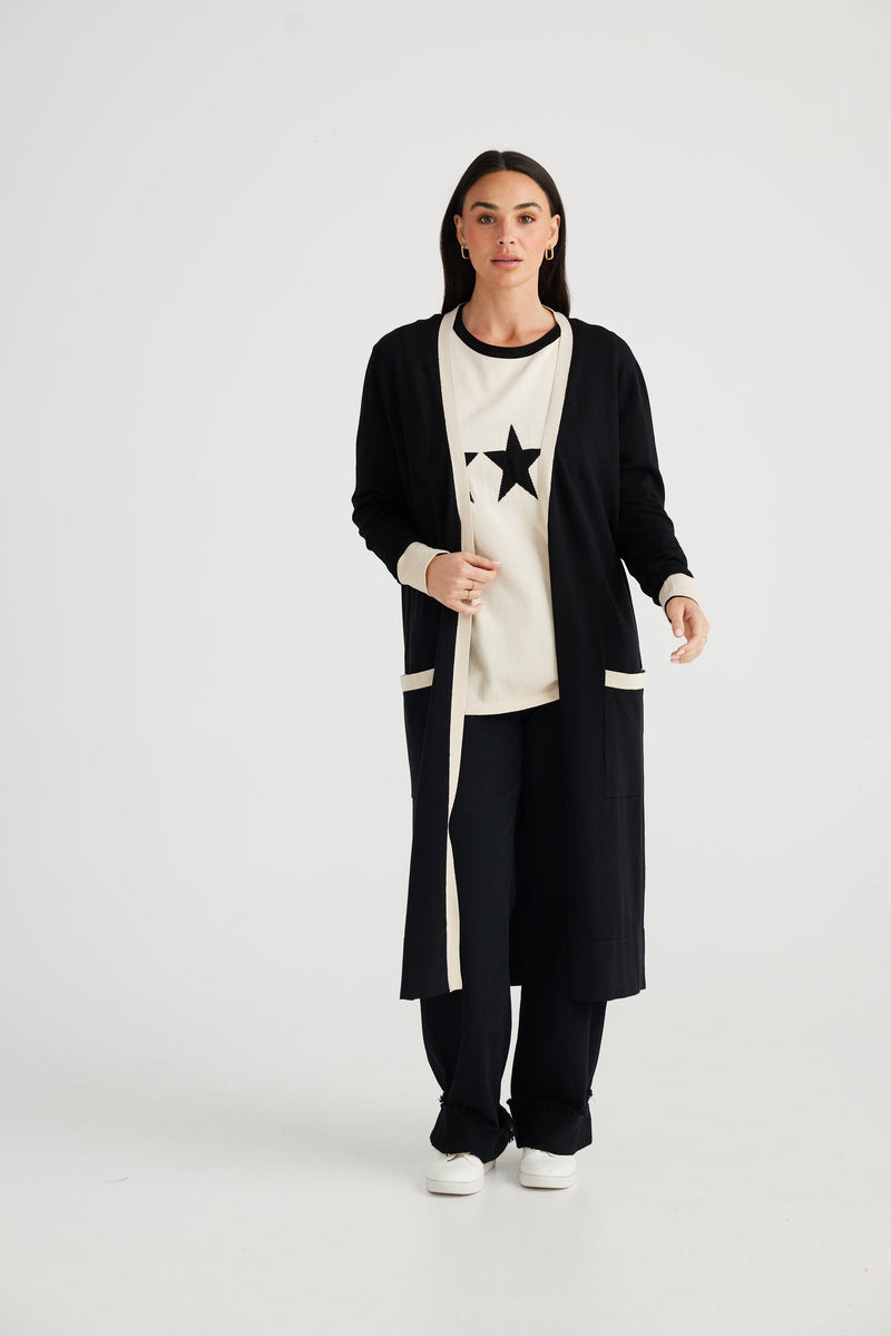 brave+true Clothing - Winter St Moritz Contrast Cardigan