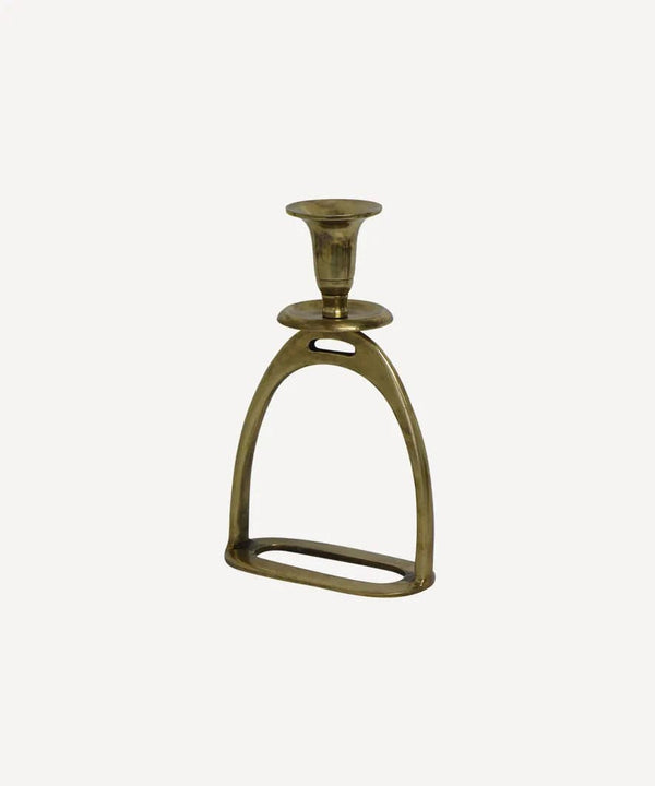 French Country Collections Decor Stirrup Candle Holder