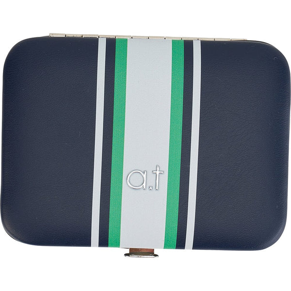 Annabel Trends Personal Care Stripe Manicure Kit Mens - Navy