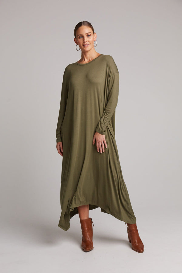 eb&ive Clothing - Winter Fern / OS Studio Jersey Dress
