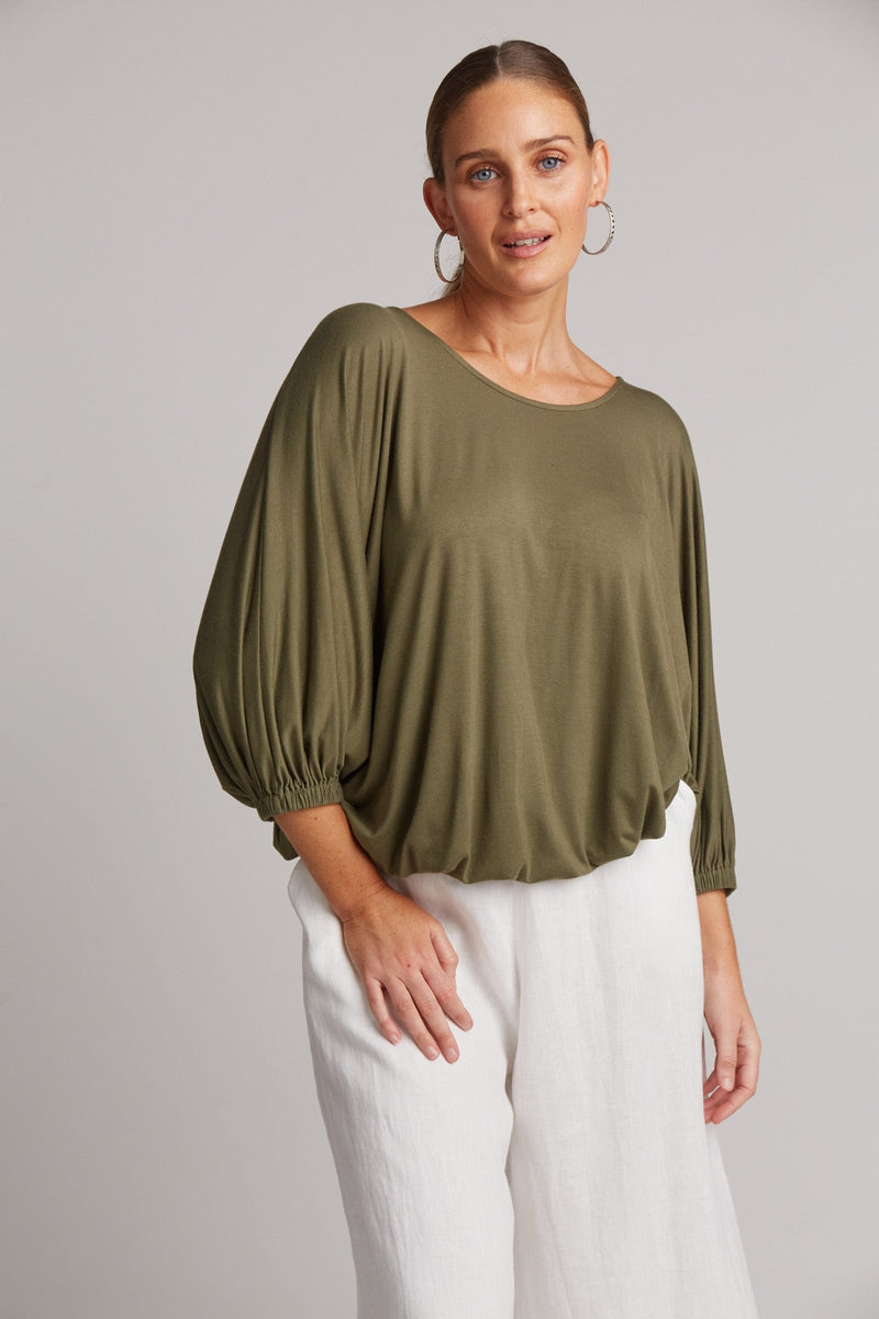 eb&ive Clothing - Winter Fern / XS Studio Jersey Relaxed Top