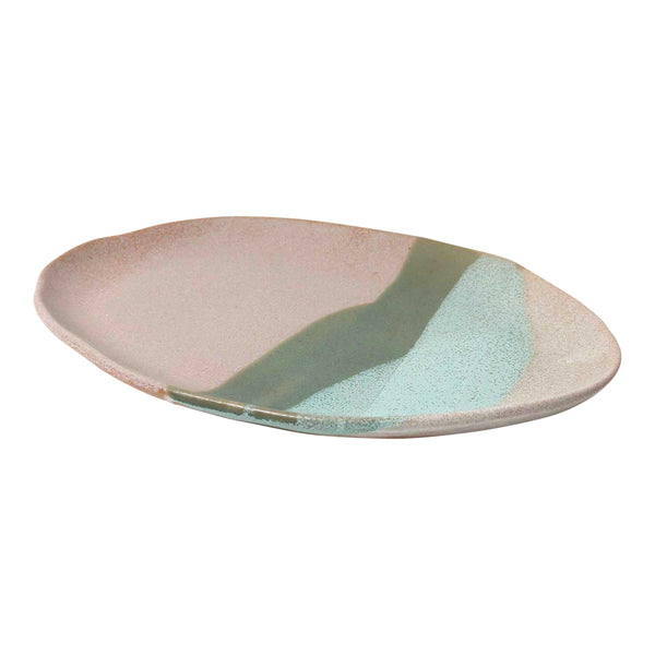 Robert Gordon Kitchenware Tate Oval Platter 32cm x 23cm x 2.5cm - Green