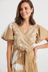 Holiday Clothing - Summer Tropics Wrap Dress