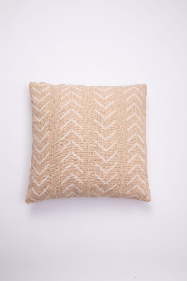 Holiday Soft Furnishings Zulu Mud Cloth Cushion - Natural
