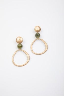 brave+true Jewellery Giselle Earrings - Moss