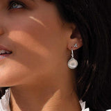Murkani Jewellery Halcyon Shield Earrings in Sterling Silver