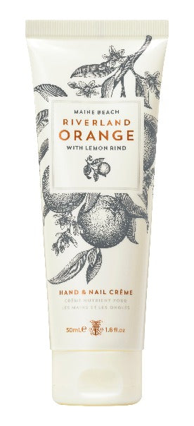 Maine Beach Personal Care Riverland Orange Hand & Nail Crème 50mL