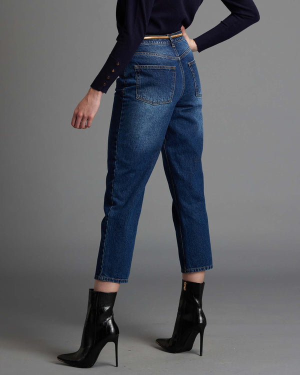 Fate+Becker Clothing - Winter Jean Genie High Waisted Straight Leg Jean