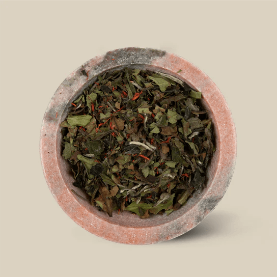 The Tea Collective Food Boutique Jar + 70g Loose Leaf Tea Lychee White