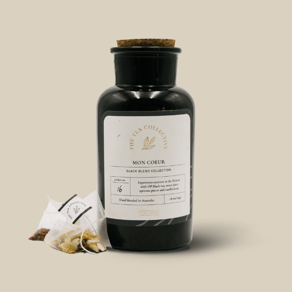 The Tea Collective Food Boutique Jar + 100g Loose Leaf Tea Mon Coeur