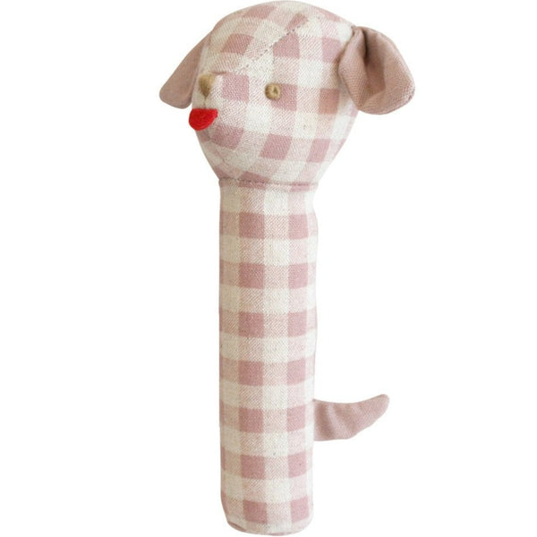 Not specified Baby & Kids Puppy Squeaker Rose Check Linen