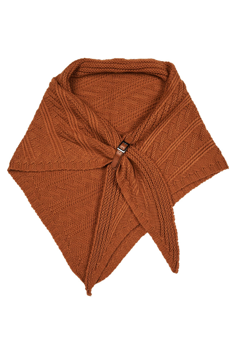 eb&ive Accessories Caramel Sepia Cable Scarf - Caramel