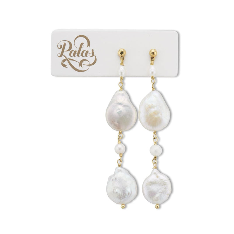 Palas Jewellery Seychelles Baroque Pearl Drop Earrings