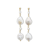 Palas Jewellery Seychelles Baroque Pearl Drop Earrings