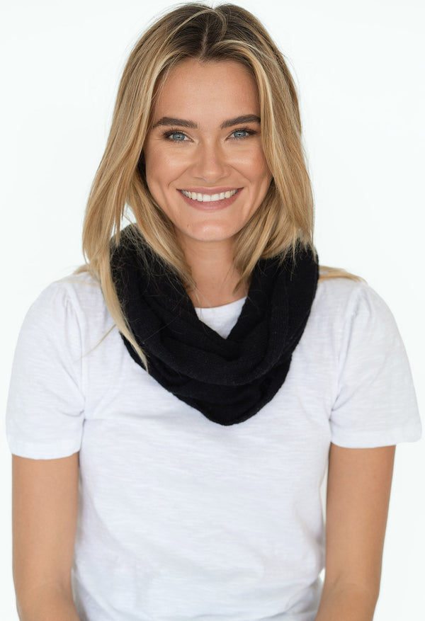 Humidity Lifestyle Clothing - Winter BLACK SIMPLE SNOOD