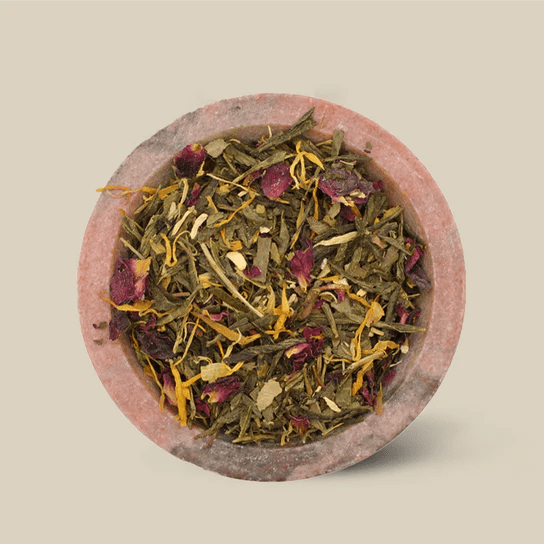 The Tea Collective Food Boutique Jar + 100g Loose Leaf Blend Skin Elixir