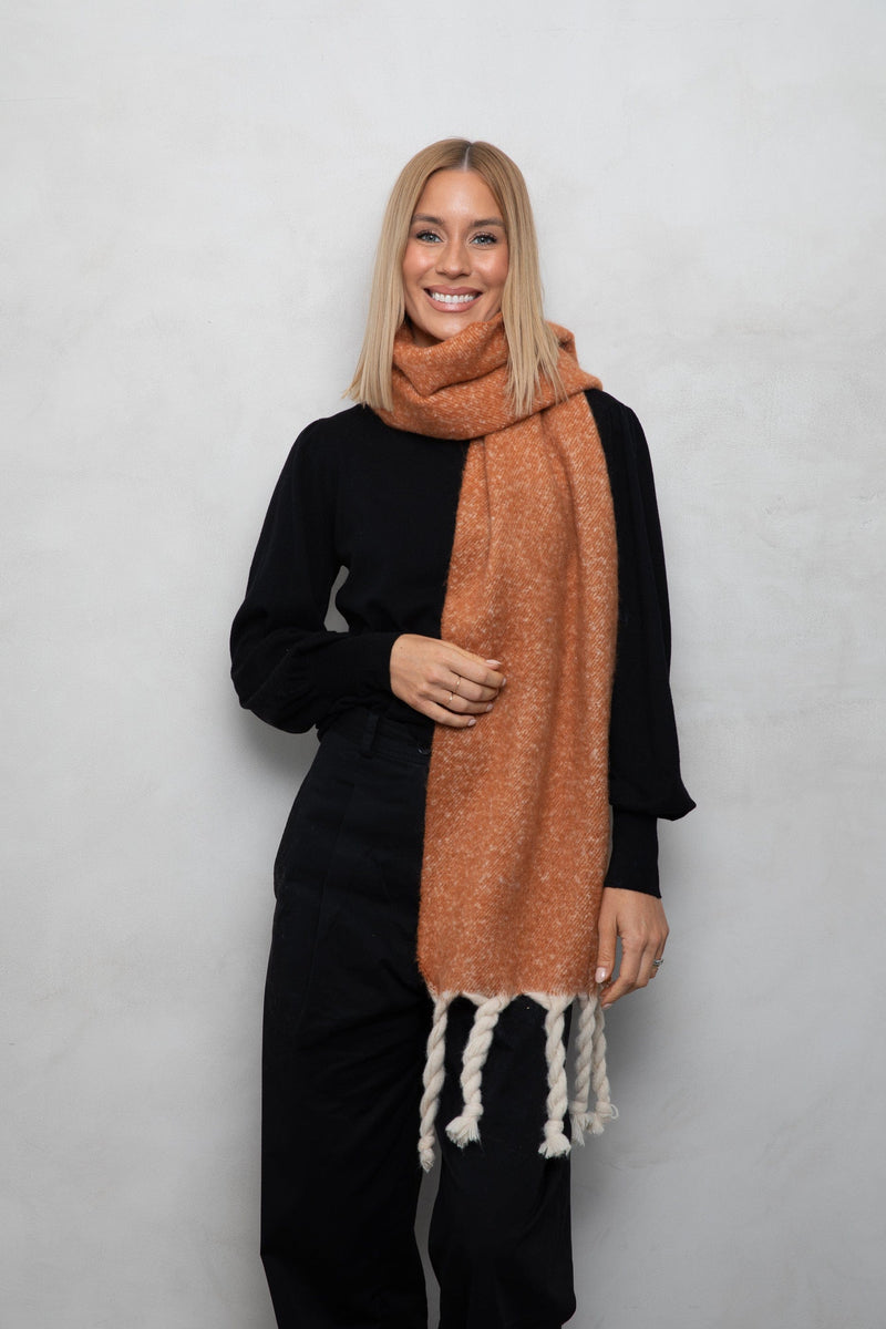 Holiday Life Accessories Snowstorm Scarf - Spice