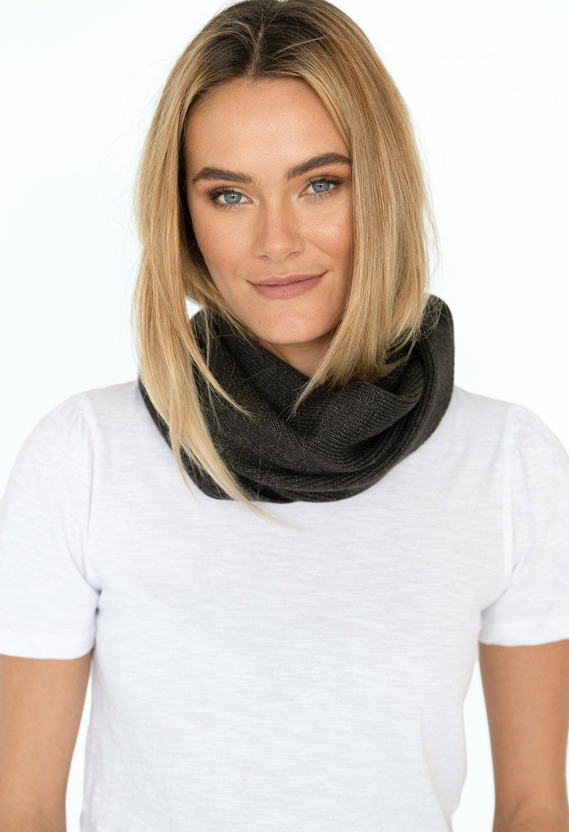 Humidity Lifestyle Clothing - Winter CHARCOAL Soiree Snood